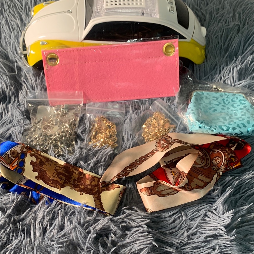 Colorful Bag Accessories Bundle